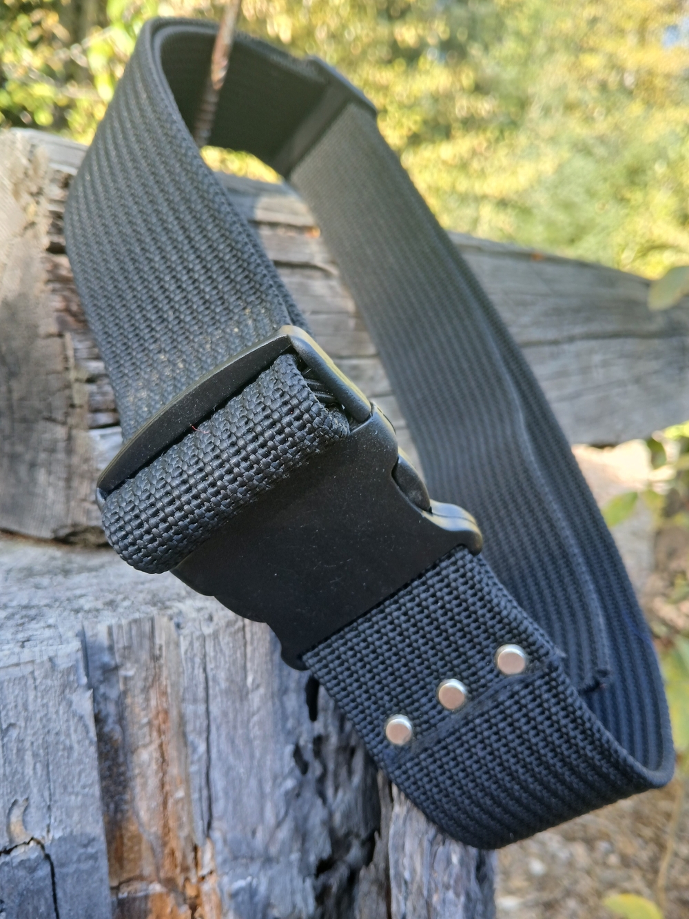 NWOT AWP Heavy Duty Poly Webbing Work Belt Black - Unisex Fits Up To 50"